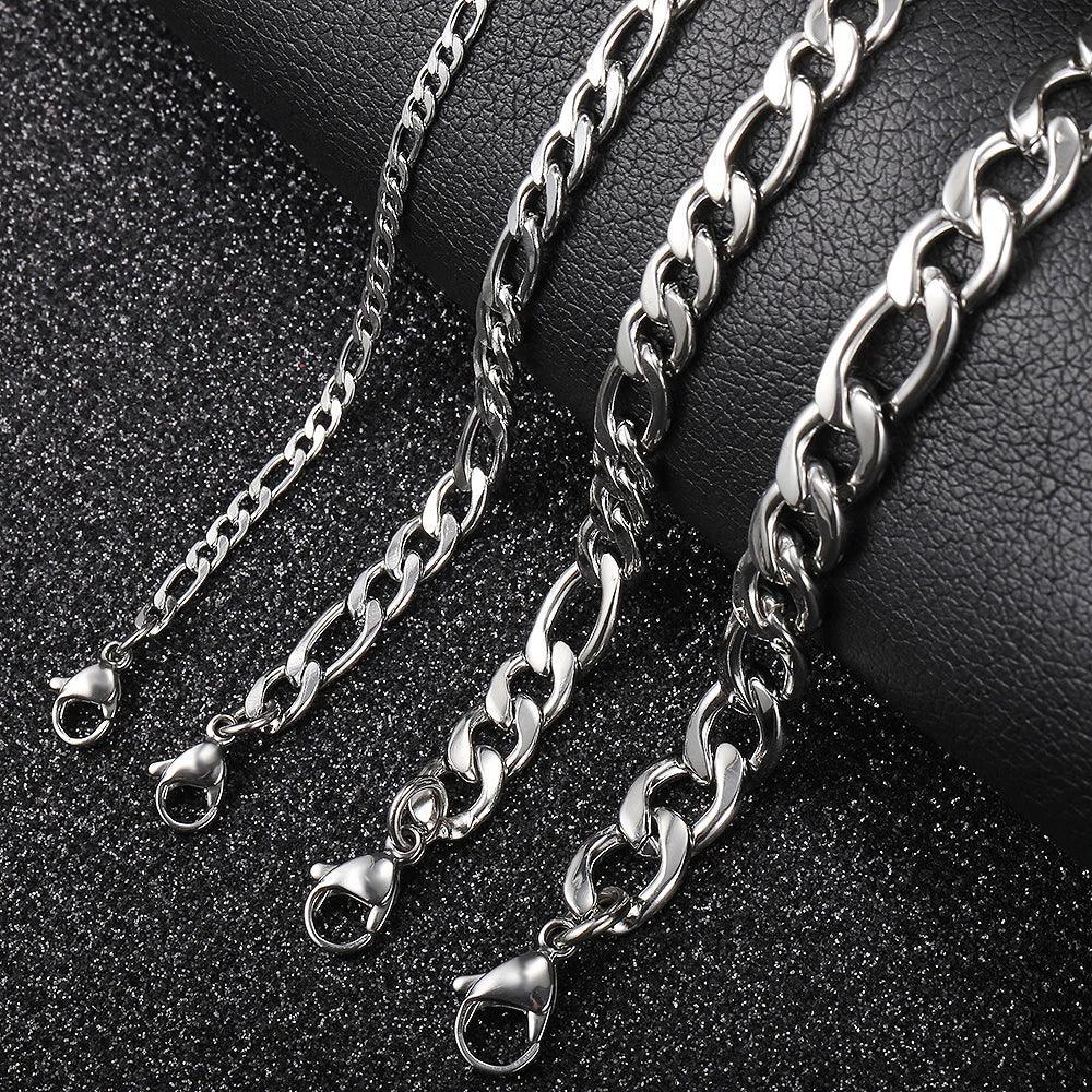 Men's Gold Silver Color Bracelet Link - StellaJoya