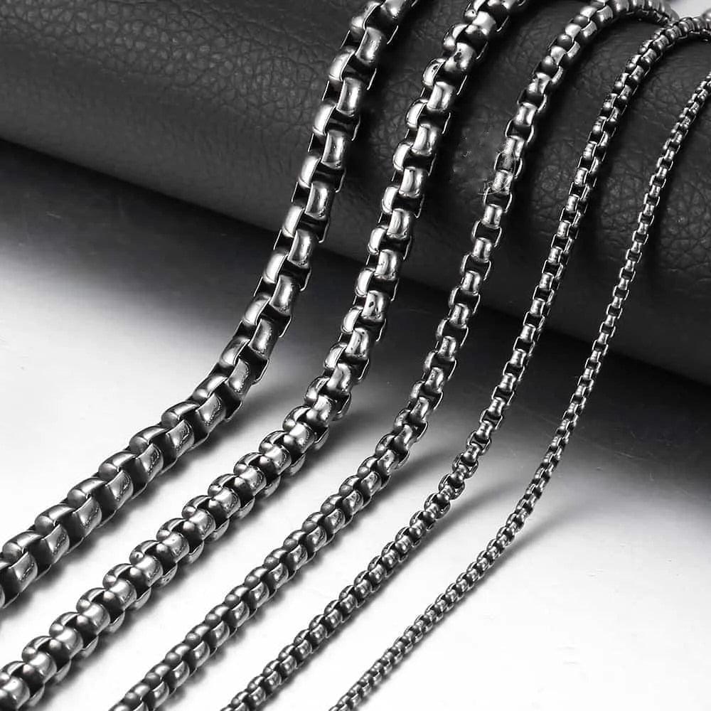 Mens Gunmetal Chain - StellaJoya