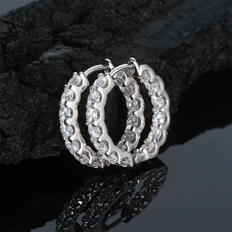 Sparkling Hoop Pendientes