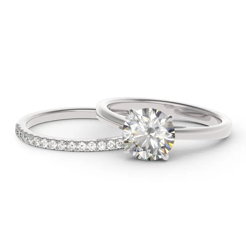 Bridal Eternity Ring Set