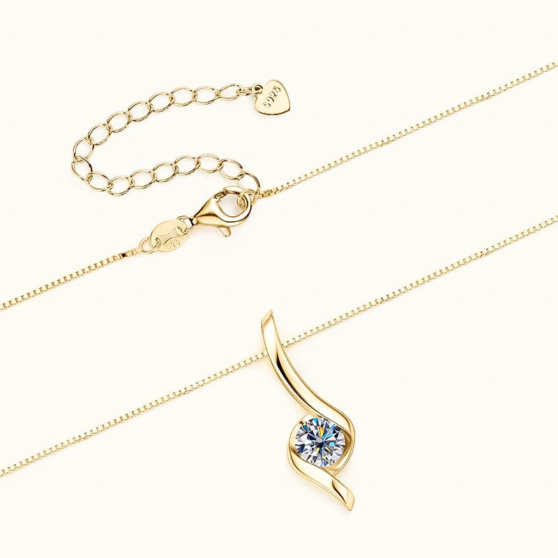 Twisted Moissanite Jewelry Set