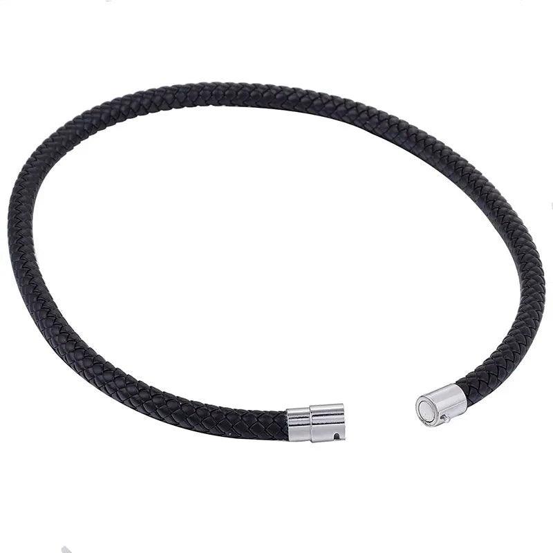 Classic Leather Choker Necklace - StellaJoya