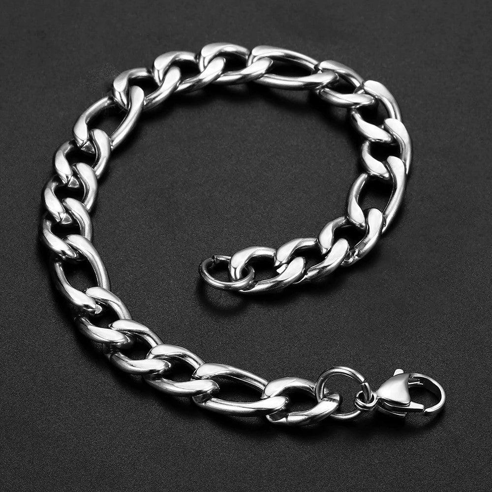 Men's Gold Silver Color Bracelet Link - StellaJoya