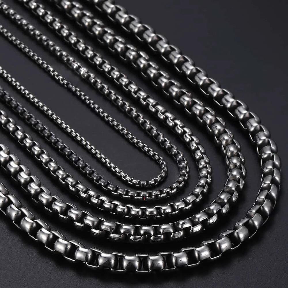 Mens Gunmetal Chain - StellaJoya