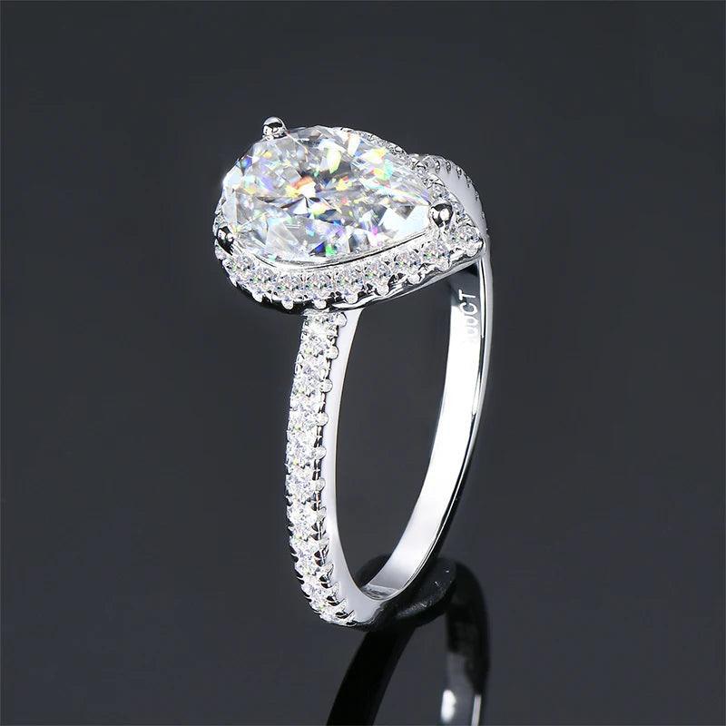 Pear Cut Engagement Ring - StellaJoya