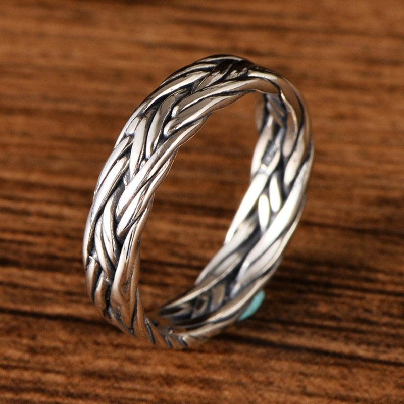 Silver Braided Ring - StellaJoya