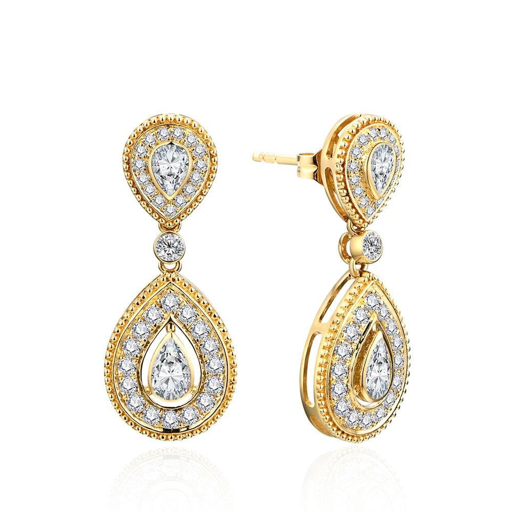 Luxury Pear Cut Earrings - StellaJoya