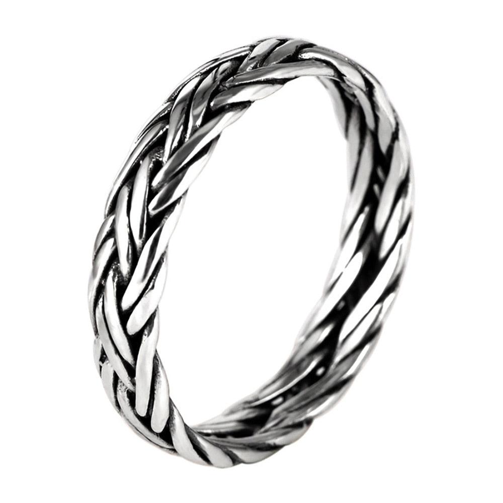 Silver Braided Ring - StellaJoya